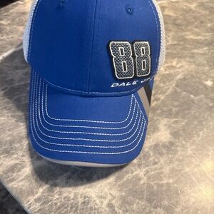 NASCAR #88 Valvoline Dale Jr Blue/White Strap Back Hat